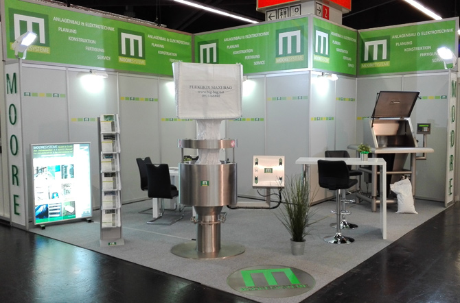 Messestand Powtech